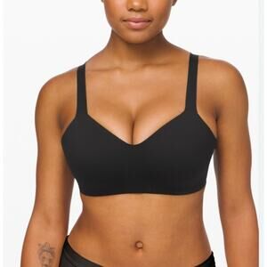 NWT Lululemon Hold True Bra Light Black 34DD Sports Bra Bralette Athletic Sporty